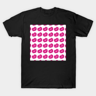 Pink lipstick kisses T-Shirt